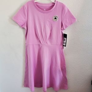 Converse purple dress